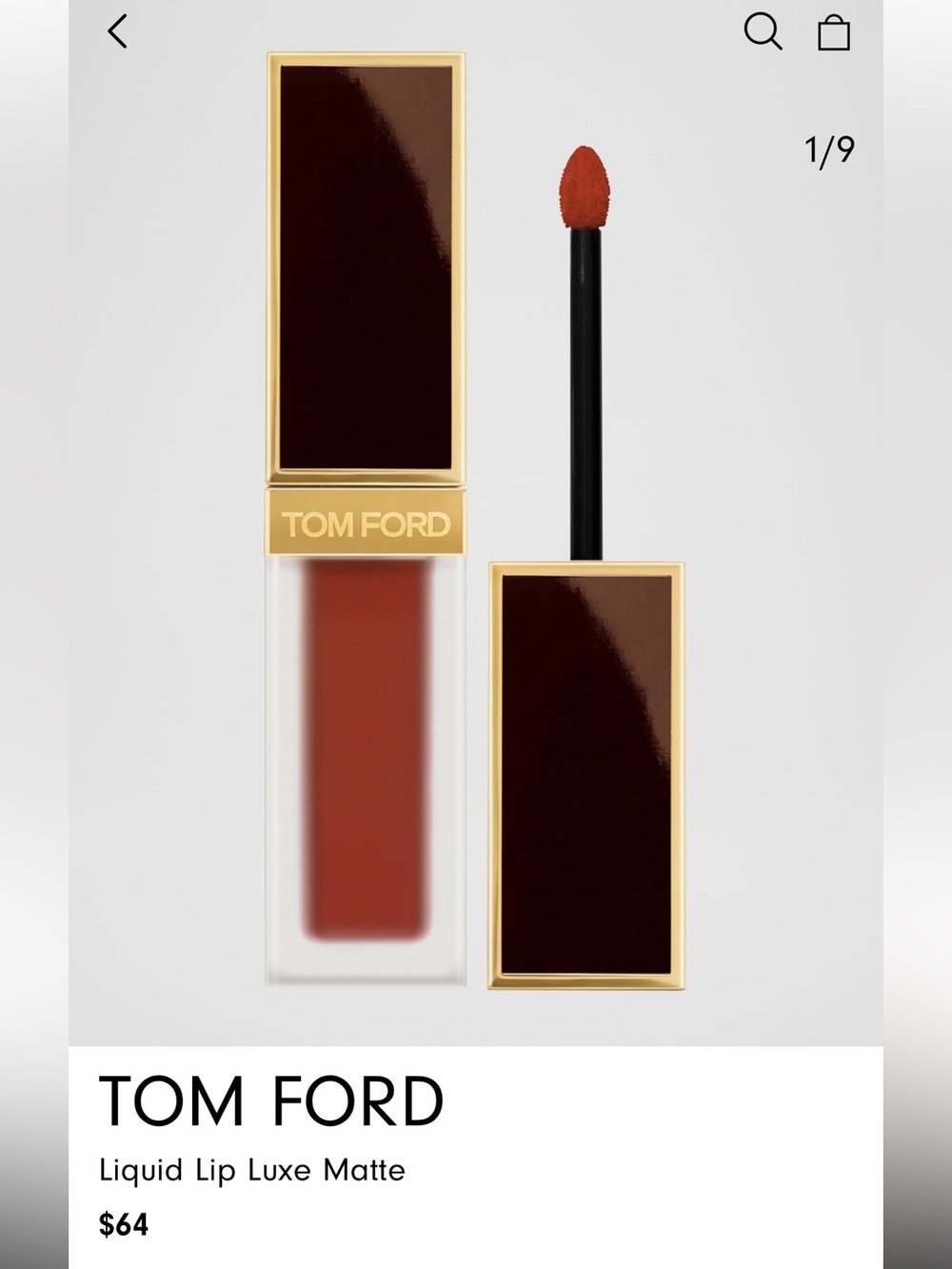 Tom Ford Liquid Lip Lacquer in Warm Brick